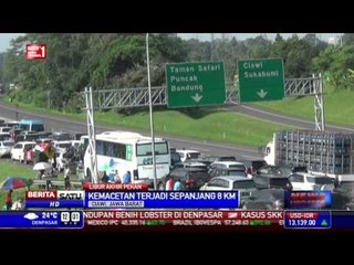 Antrean Kendaraan Menuju Puncak Mengular 8 Kilometer