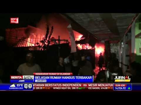 Belasan Rumah di Cilandak Barat Ludes Terbakar