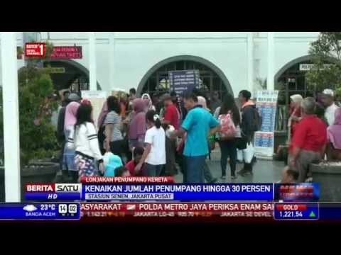 Jumlah Penumpang Kereta di Stasiun Senen Naik 30 Persen