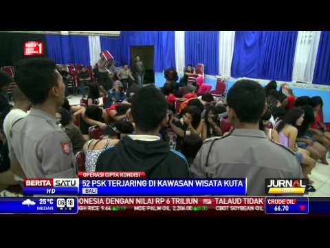 52 PSK Terjaring Razia di Kawasan Wisata Kuta