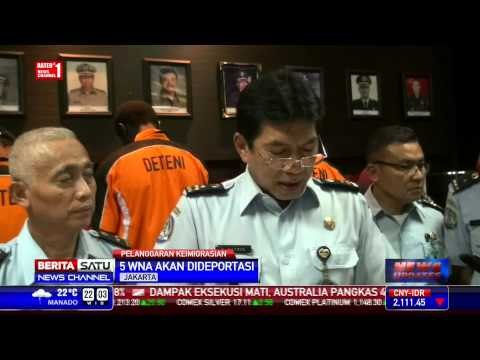 Petugas Imigrasi Jakbar Tangkap 6 WNA