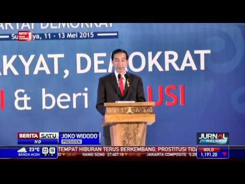 Sambutan Jokowi Undang Tawa Peserta Kongres PD