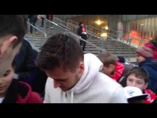 Carl Jenkinson - After The Match With fans