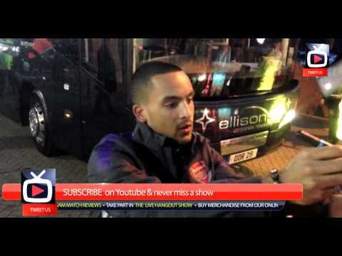 Theo Walcott & Bacary Sagna With The Fans After The Match Arsenal 1 Sunderland 0 - ArsenalFanTV.com