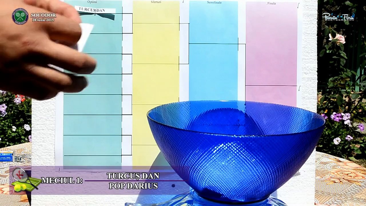 Wimbledon Socodor Editia I - Tragerea la sorti