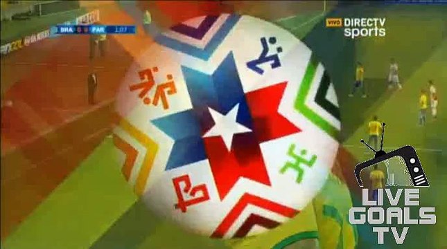 Robinho Fantastic Goal Brazil 1-0 Paraguay