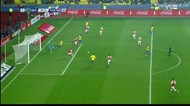 Robinho Goal Brazil 1 - 0 Paraguay 27/06/2015 - Copa America