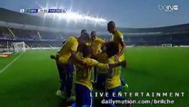Goal Robinho 1:0 | Brazil vs Paraguay 2015 HD