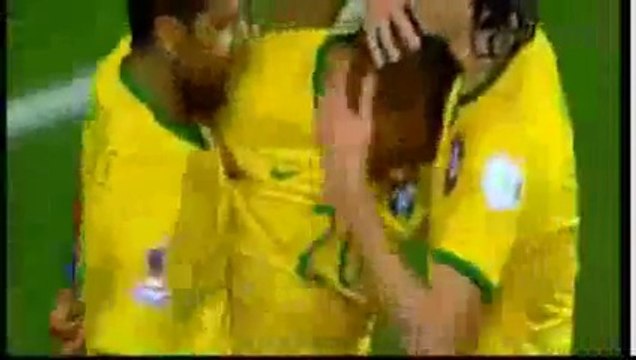 Robinho Amazing Goal Brazil 1-0 Paraguay