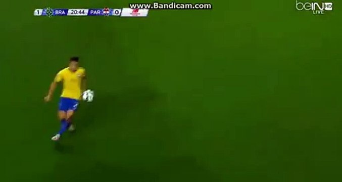 Coutinho Amazing skills! Brazil 1-0 Paraguay