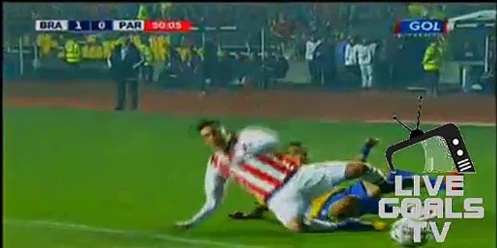 D.Alves Yellow Card | Brazil 1-0 Paraguay