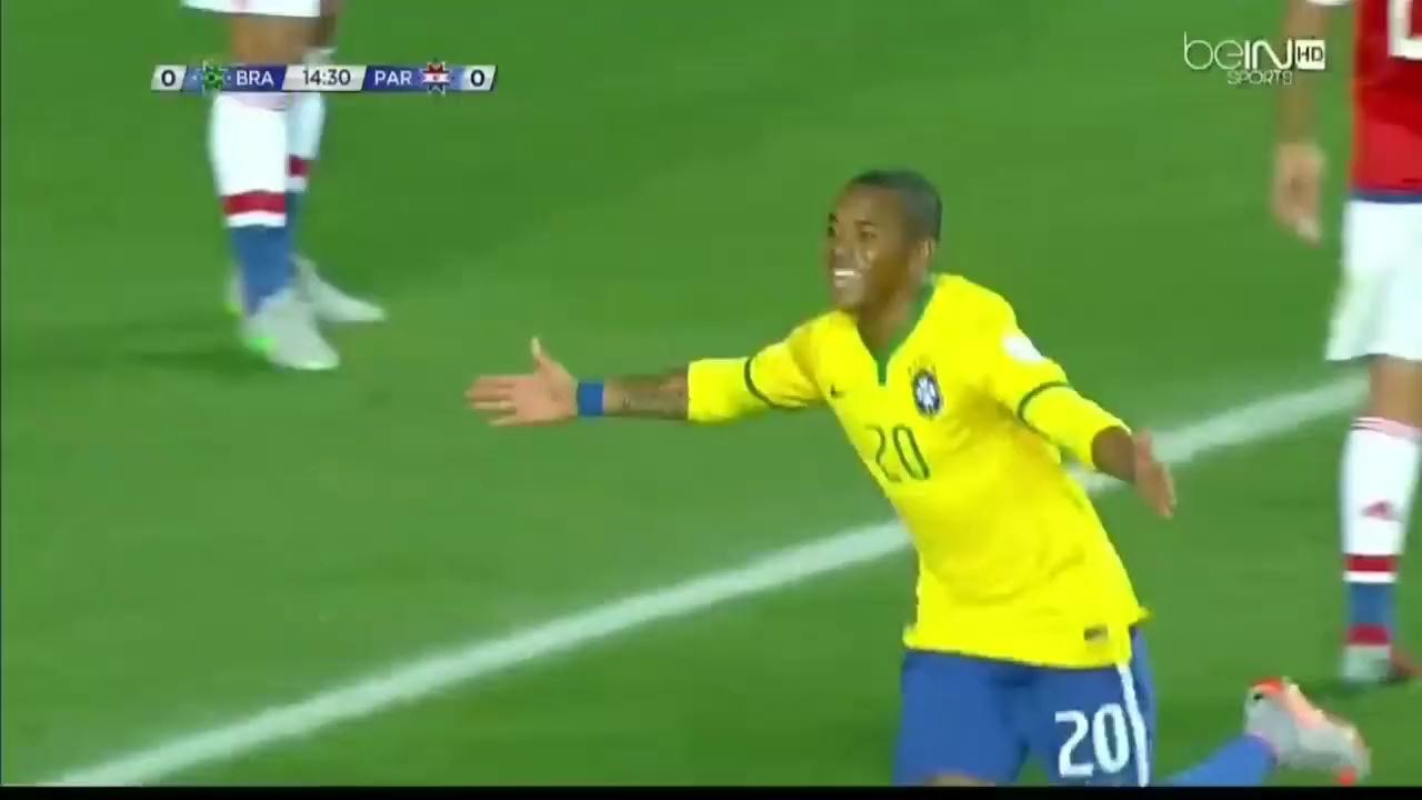 Robinho Goal | Brazil 1 - 0 Paraguay 27.06.2015 (Copa America)
