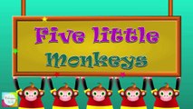 Five Little Monkeys Nursery Rhymes Collection | Cartoon Animation Nursery Rhyme Songs for