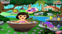 Dora Cute Bathing Game for kids girls cartoon # Play disney Games # Watch Cartoons