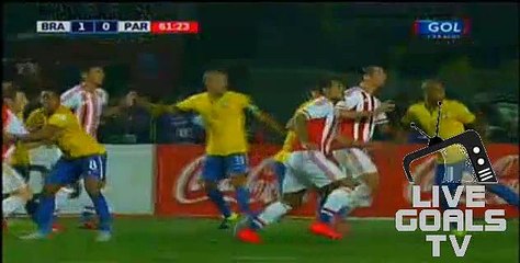 Jefferson Another Fantastic Save | Brazil 1-0 Paraguay