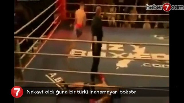 Nakavt Olduğuna Bir Türlü İnanamayan Boksör !