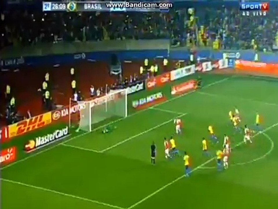 Derlis Gonzalez goal Brazil 1-1 Paraguay