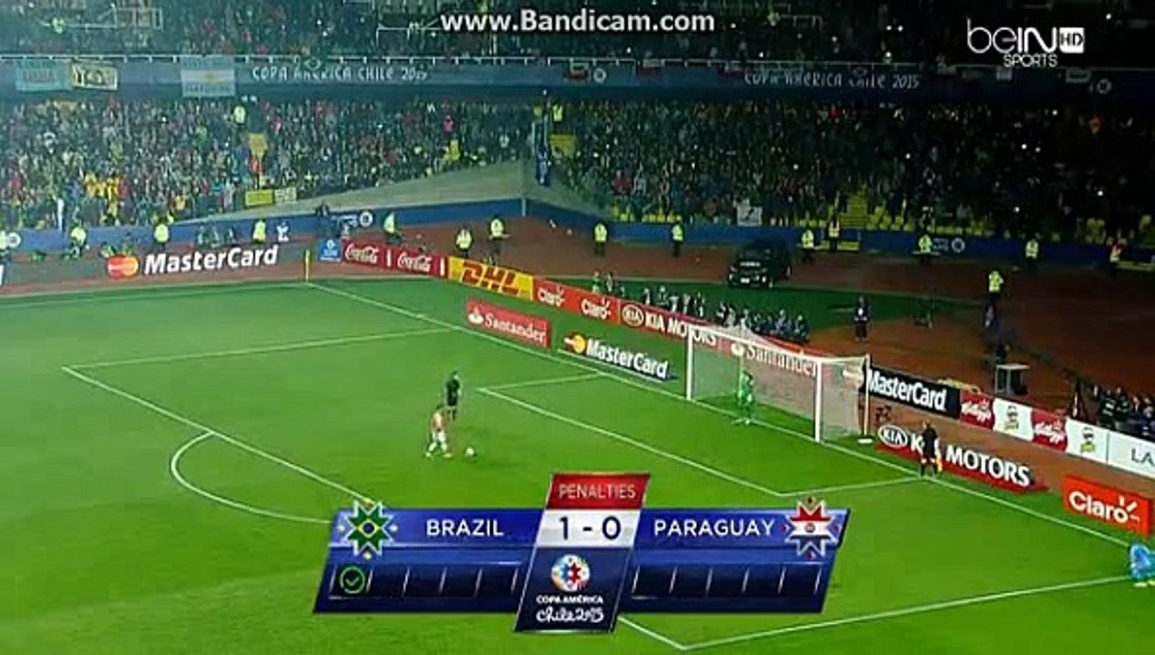 Brazil 3-4 Paraguay penalty shootouts!!