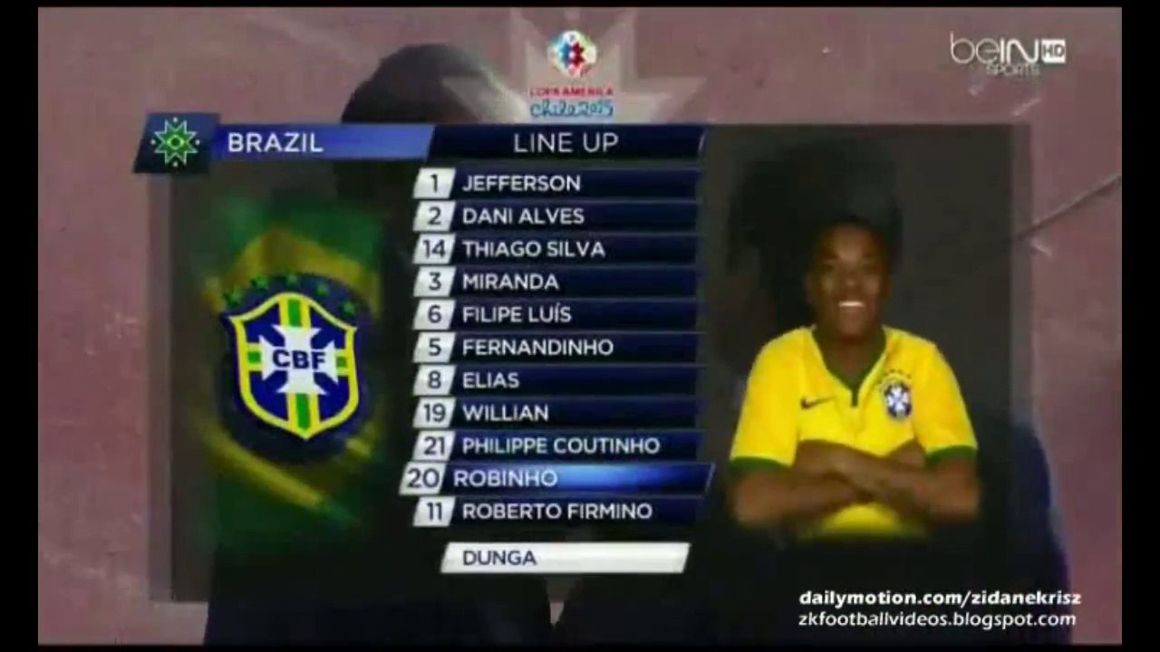 FULL English Highlights | Brazil 1-1 Paraguay (Paraguay win 3-4 after penalties) 27.06.2015