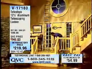 QVC ladder fall