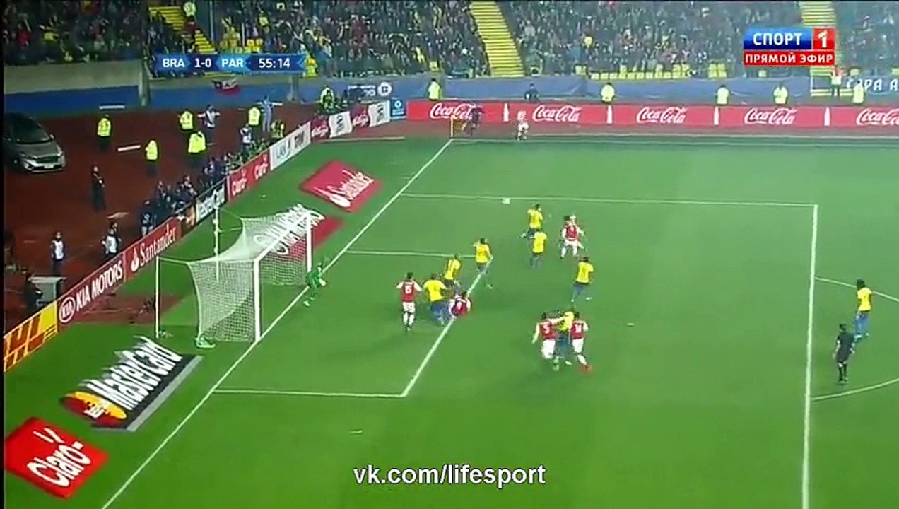 Brazil vs Paraguay (3-4) All Goals and Penalties Extended Highlights 27.06.2015