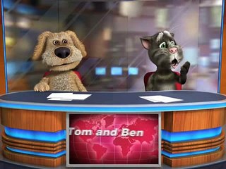 Talking Tom and Ben get into a fight over Shampoo and Condi