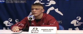 Andrew Howe (Wisconsin) after semifinal win at 2009 NCAA Championships