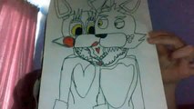 My five nights at freddys fnaf foxy x mangle drawings