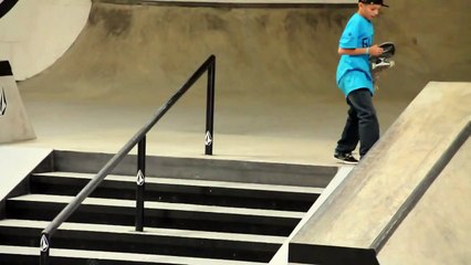 Insane 12 Year Old Fs 360 Pressure Flip 7 stair