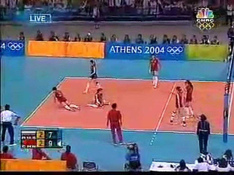 Russia 2:3 China Final Olimpic Game Athens 2004 Volleyball