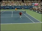Roger Federer Between the Legs Return