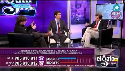 Miguel Urbán versus Fernando Díaz Villanueva en El Gato al Agua