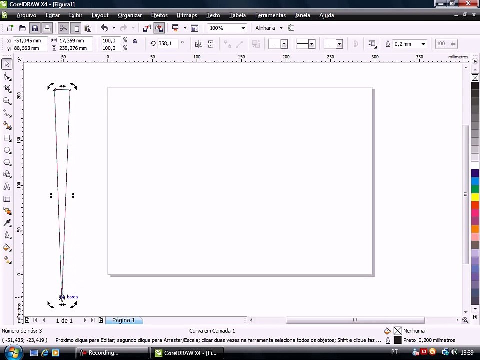 Video Aula Corel Draw x4 - Como fazer um fundo no Corel Draw