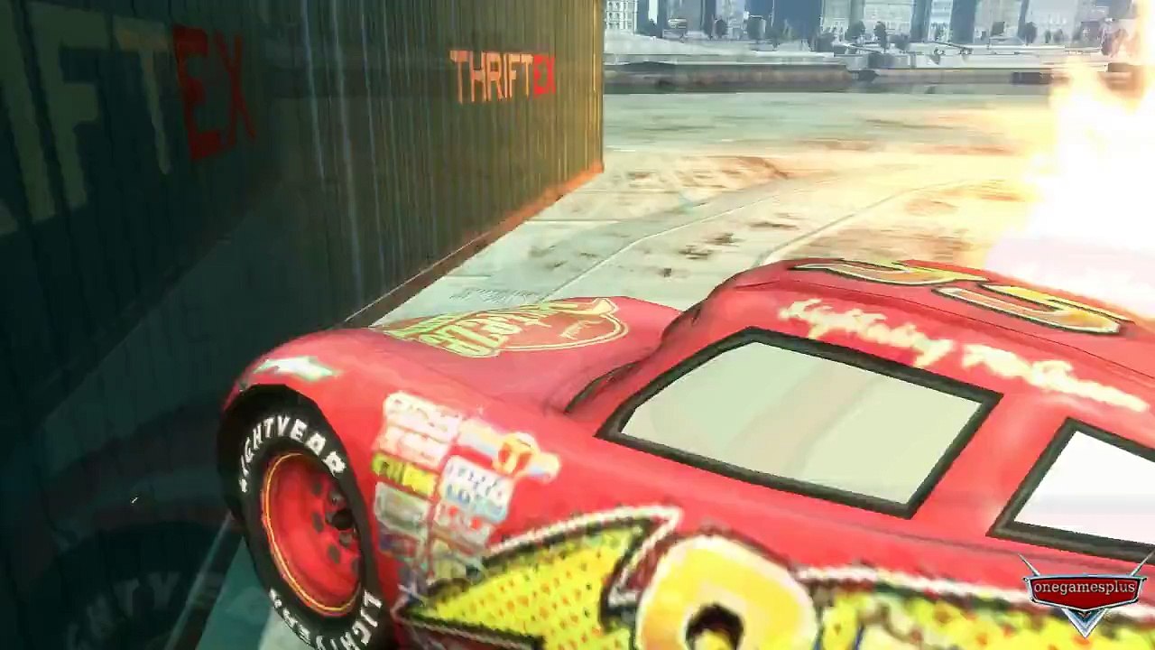 Biggest Track Lightning McQueen VS Dinoco Disney cars Молния Маккуин Κεραυνός Μακουίν