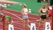 gorgeous Slovenian & Lithuanian female sprint hurdlers' start from their back