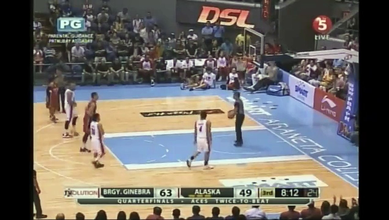 Ginebra vs Alaska 3rd Quarter Governor's Cup Quarter Final June 26,2015
