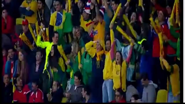 Brazil vs Paraguay_Quater Final_ 2015 - Robinho Goal Copa America