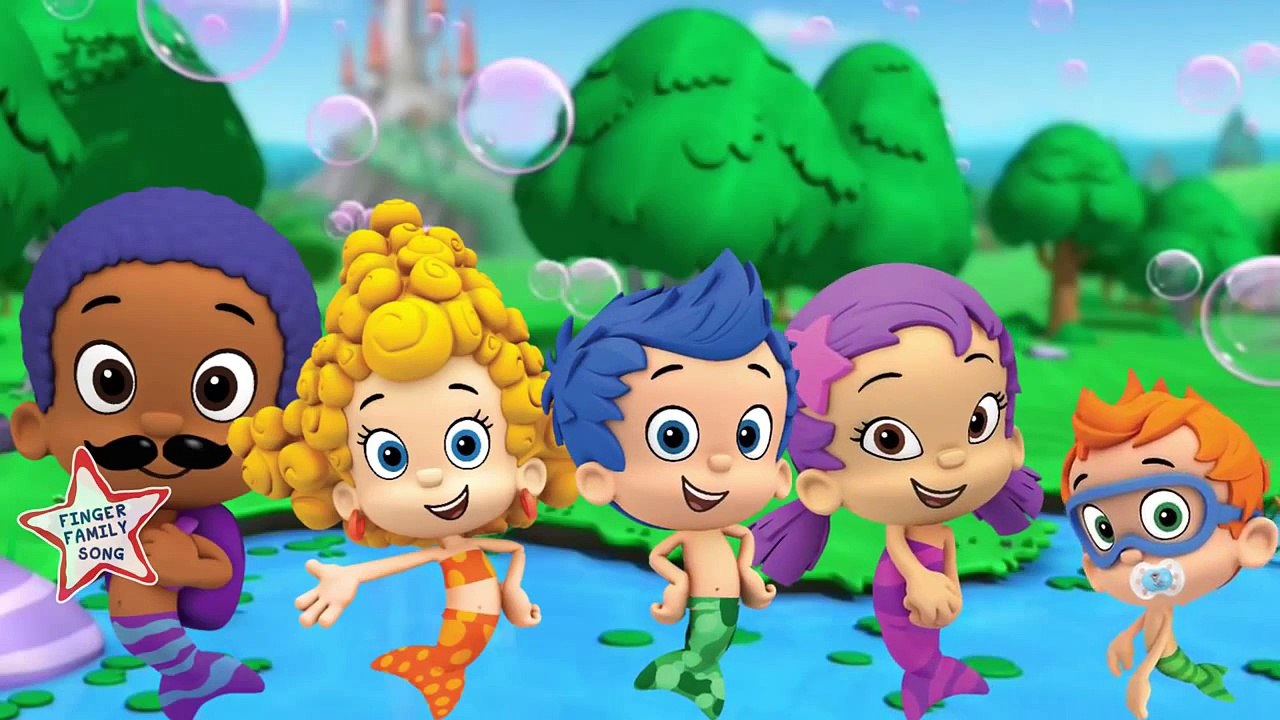 DADDY FINGER FAMILY SONG Bubble Guppies Nursery Rhymes for Children Babies and Toddlers