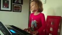 Ode to joy Beethoven piano by a 6 year old Piano kid