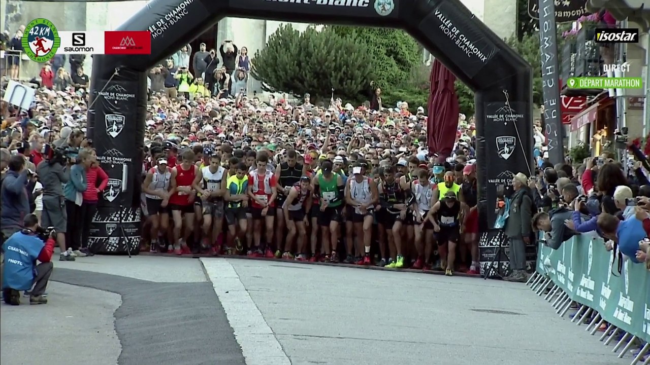 Marathon- Replay Départ - Chamonix Marathon du...