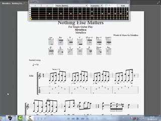 Guitar Pro TAB - Metallica - Nothing Else Matters