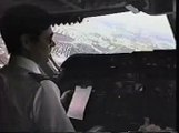 Boeing 747-200 Landing in Newark in cockpit