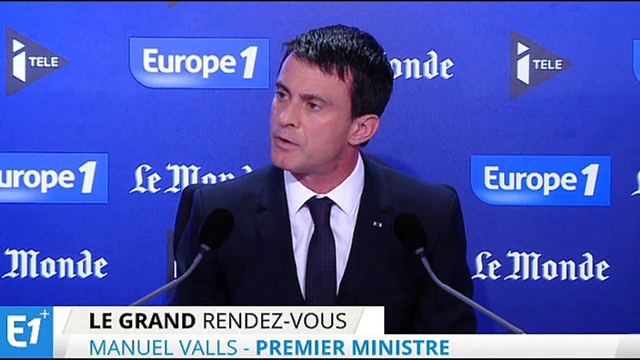 Manuel Valls :  "Nous vivons sous une menace terroriste majeure"