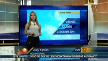 Las Noticias del Cielo - El pronóstico del clima con Zury Espino (24de Oct. 2014)