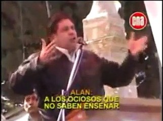 Alan garcia insulta a los maestros