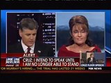 Sarah Palin on Hannity: Talks Ted Cruz Obamacare Filibuster - 9/24/13