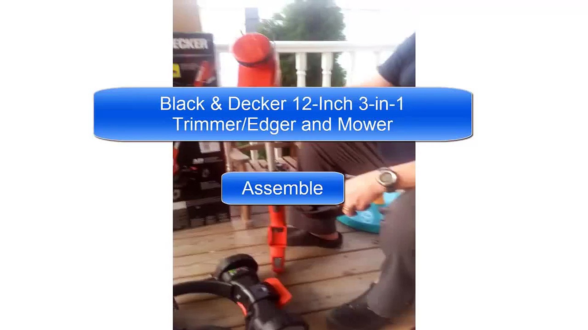 Black And Decker String Trimmer Edger - How To Use & Review 