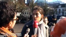 Demmink protest? Mainstream media PowNed stuurt naïef meisje... (EN subs)