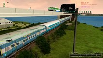 MSTS Indian Railway: Kerala Express with ED WAP 4 22222