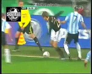 Alemania 0 vs Argentina 1 Amistoso 2010 Higuain, Veron, Messi FUTBOL RETRO TV